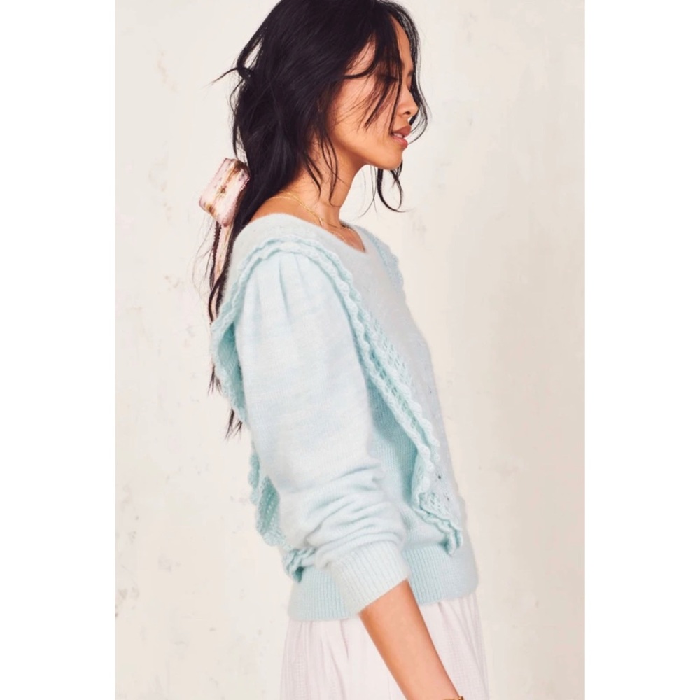 NWT LoveShackFancy Jasmine Pullover Sweater - Picture 4 of 16